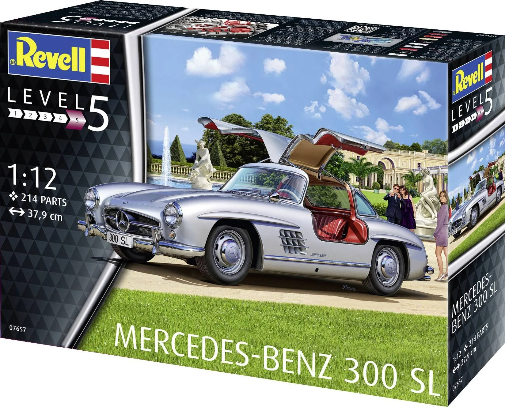 Maquette Mercedes - Benz 300 SL à coller et peindre 1/12 Revell 07657